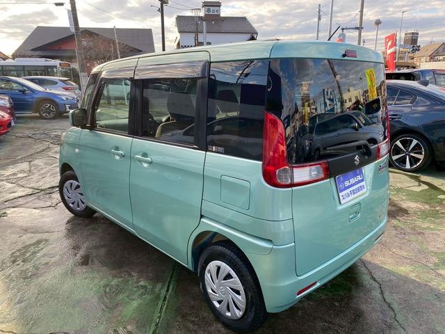 スペーシア G 禁煙車・プッシュスタート・スマートキー・アイドリングストップ・ドアバイザー・電動ミラー格納・純正スチールホイール・両側スライドドア・濃色ガラス・CDオーディオ・予備キー(14枚目)