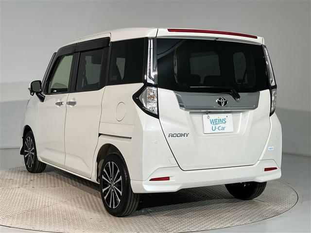 ルーミー カスタムＧ－Ｔ　助手席エアバック　両側オートスライドドア　スマートキープッシュスタート　ＬＥＤライト　１オーナー　横滑り防止機能　クルコン　点検記録簿　ＥＴＣ付　アルミホイール　キーレス　ＤＶＤ　ドラレコ　ナビ＆ＴＶ（4枚目）