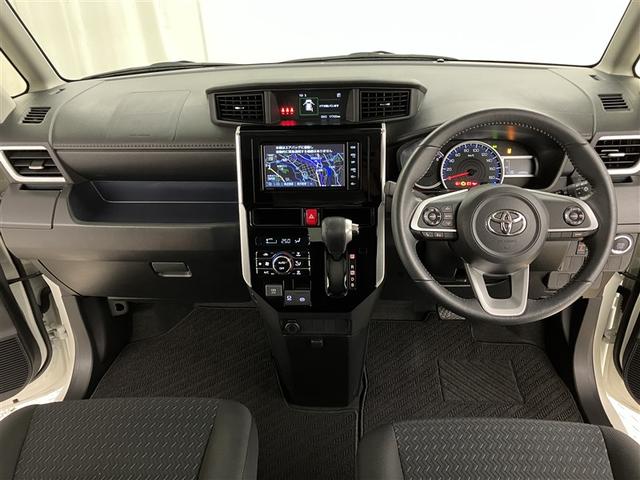 ルーミー カスタムＧ－Ｔ　助手席エアバック　両側オートスライドドア　スマートキープッシュスタート　ＬＥＤライト　１オーナー　横滑り防止機能　クルコン　点検記録簿　ＥＴＣ付　アルミホイール　キーレス　ＤＶＤ　ドラレコ　ナビ＆ＴＶ（5枚目）