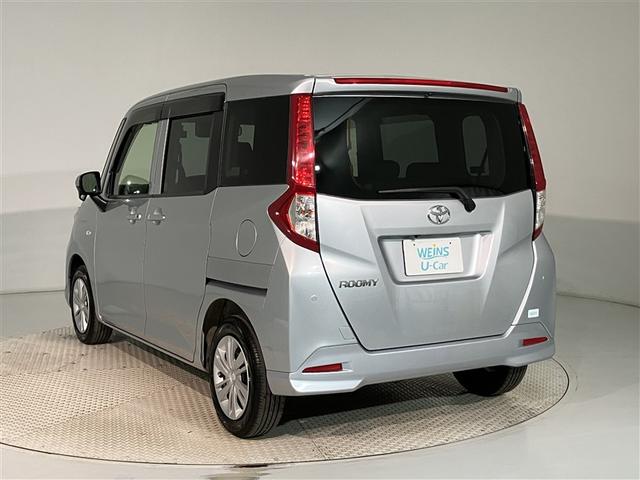 ルーミー Ｘ　左オートスライド　ＡＣ　ＶＳＣ　ＰＷ　ＷエアＢ　ワンオーナ　イモビライザー　パワーステアリング　エアバッグ　バックモニター　アイドルストップ　メディアプレイヤー接続　キーレスエントリー　ナビＴＶ（4枚目）