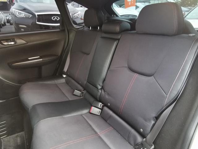 WRX STI Aライン カロッツェリアナビ地デジ Bカメラ 黒ハーフ革シート HIDライト パドルシフト 社外4本出しマフラー STiフロントリップスポイラー 純正18インチAW ブルートゥース(19枚目)