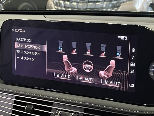 ＬＳ ＬＳ５００ｈ　Ｉパッケージ　後期／レクサスチームメイト／黒本革電動メモリーシート／シートベンチレーション／３眼ＬＥＤ／ＨＵＤ／レクサスセーフティシステム＋Ａ／デジタルインナーミラー／１００Ｖ電源／パノラミックビュー／純正ナビ（9枚目）