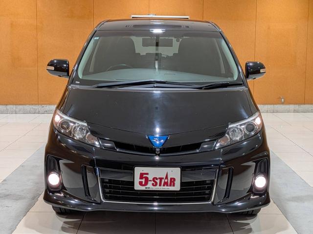 エスティマハイブリッド アエラス レザーパッケージ 4WD/フリップダウンモニター/黒本革電動シート/シートヒーター/両側電動スライドドア/クルーズコントロール/クリアランスソナー/パワーバックドア/100V電源/パノラミックビューモニター/純正ナビ(11枚目)