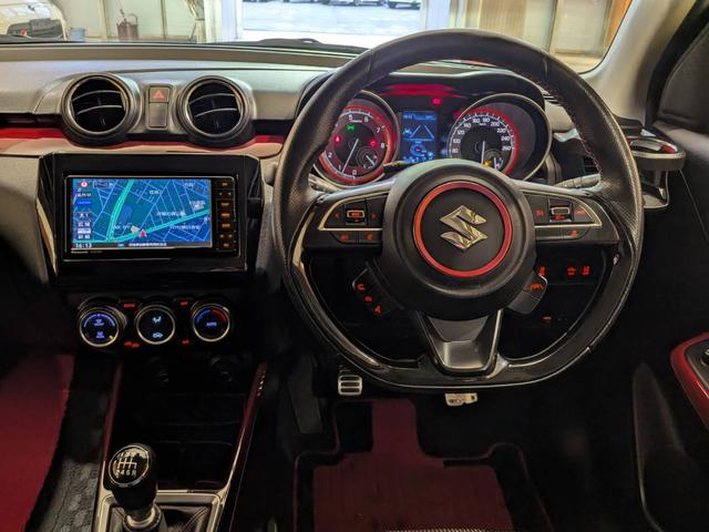 スイフトスポーツ ベースグレード 6速MT/シルクブレイズエアロ/シートヒーター/レーダークルコン/スマートキー/ETC/横滑り防止装置/全方位モニター/純正ナビ/Bluetooth/地デジ/LEDオートライト/純正AW(36枚目)