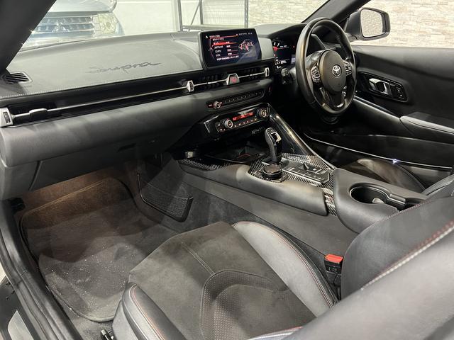 スープラ SZ-R HKSマフラー/JBLサウンド/半革電動メモリーシート/シートヒーター/6眼LED/HUD/レーダークルコン/レーンアシスト/BSM/RCTA/アダプティブハイビーム/純正ナビ/バックカメラ/純正AW(35枚目)