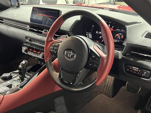 スープラ RZ HKSマフラー/半革電動メモリーシート/JBL/シートヒーター/6眼LED/直6ターボ/レーダークルコン/コーナーセンサー/レーンアシスト/BSM/RCTA/アダプティブハイビーム/ナビ/バックカメラ(23枚目)