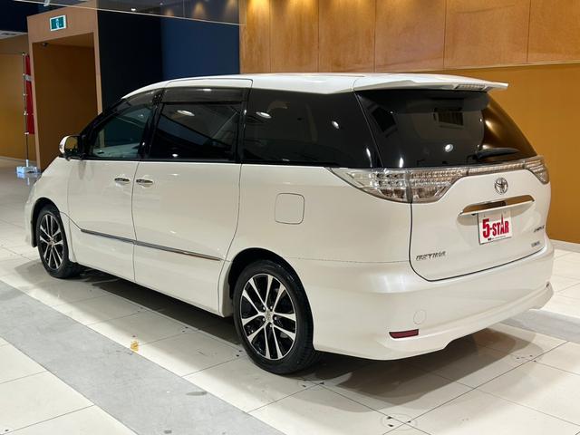 エスティマ アエラス プレミアムエディション 半革電動シート/両側電動スライドドア/クルーズコントロール/スマートキー/ETC/横滑り防止装置/純正ナビ/Bluetooth/バックカメラ/HIDオートライト/純正AW(9枚目)