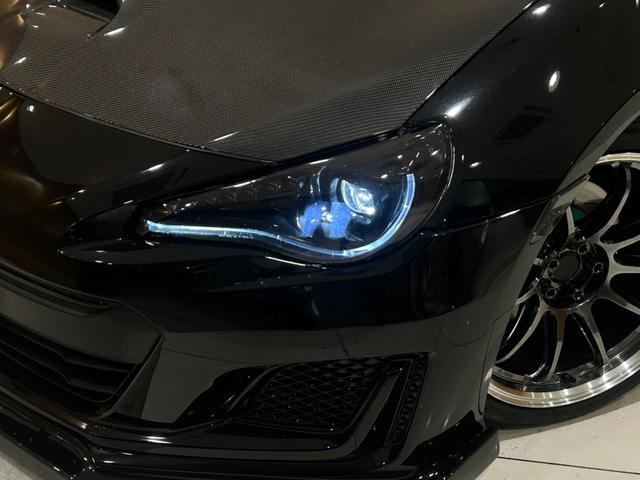 ＢＲＺ Ｒ　６速ＭＴ／チャージスピードＦエアロ／ＴＲＤＳエアロ／バリスＲバンパー／ＷＯＲＫ１８ＡＷ／レッグモータースポーツカーボンボンネット／ダズフェローズヘッドライト／ヴァレンティテール／純正ナビ／バックカメラ（15枚目）