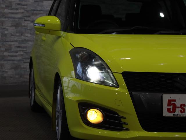 スイフトスポーツ ベースグレード ディスチャージヘッドランプ装着車/6速MT/クルーズコントロール/ETC/カロッツェリアナビ/地デジ/Bluetooth/社外スプリング/HIDオートライト/純正AW(15枚目)