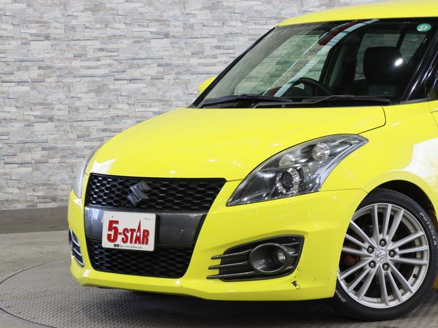 スイフトスポーツ ベースグレード ディスチャージヘッドランプ装着車/6速MT/クルーズコントロール/ETC/カロッツェリアナビ/地デジ/Bluetooth/社外スプリング/HIDオートライト/純正AW(16枚目)