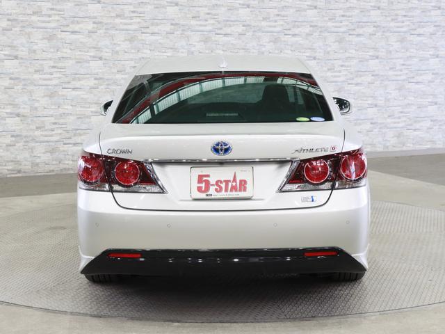 クラウンハイブリッド アスリートＧ　後期／スパッタリングＡＷ／黒革電動エアシート／ＥＴＣ２．０／レーダークルコン／クリアランスソナー／ＢＳＭ／プリクラッシュセーフティ／パドルシフト／純正ナビ／地デジ／バックカメラ／ＬＥＤオートハイビーム（14枚目）