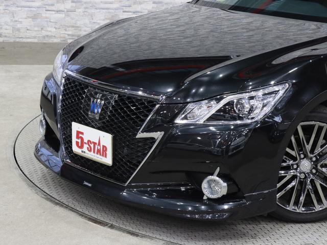 クラウンハイブリッド アスリートＧ　サンルーフ／モデリスタエアロ／アドバンストｐｋｇ／スパッタリング１８ＡＷ／黒本革電動メモリーシート／エアシート／レーダークルコン／クリアランスソナー／オートハイビーム／ヘッドライトウォッシャー（8枚目）