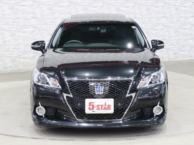 クラウンハイブリッド アスリートＧ　サンルーフ／モデリスタエアロ／アドバンストｐｋｇ／スパッタリング１８ＡＷ／黒本革電動メモリーシート／エアシート／レーダークルコン／クリアランスソナー／オートハイビーム／ヘッドライトウォッシャー（11枚目）