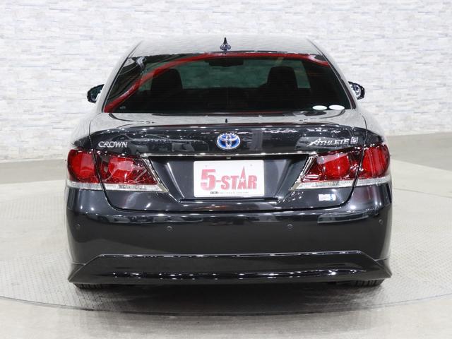 クラウンハイブリッド アスリートＳ　ブラックスタイル　１オーナー／ブラックスパッタリングＡＷ／トヨタプレミアムサウンド／レーダークルコン／クリアランスソナー／ステアリングヒーター／純正ナビ／バックカメラ／地デジ／ＨＩＤオートライト（10枚目）