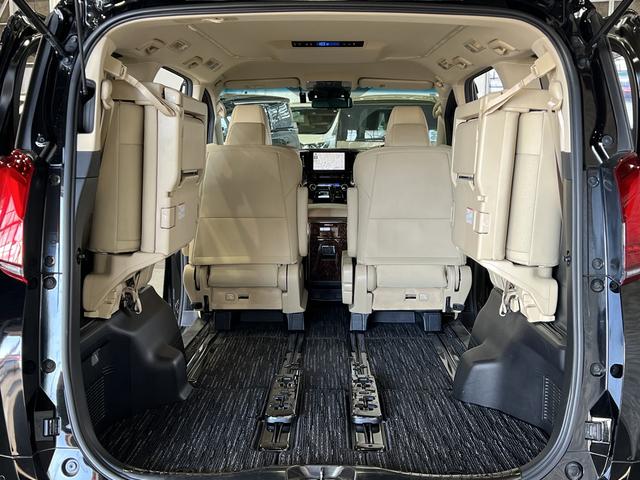 アルファードハイブリッド Ｇ　後期／４ＷＤ／合皮電動メモリーシート／シートベンチレーション／３眼ＬＥＤ／トヨタセーフティセンス／レーダークルコン／クリアランスソナー／アダプティブハイビーム／純正ディスプレイオーディオ／バックカメラ（46枚目）