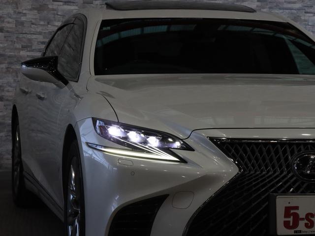 ＬＳ ＬＳ５００　Ｉパッケージ　サンルーフ／黒本革電動メモリーシート／シートベンチレーション／３眼ＬＥＤ／ＨＵＤ／レクサスセーフティシステム＋Ａ／レーダークルコン／アダプティブハイビーム／パノラミックビューモニター／純正ナビ（15枚目）