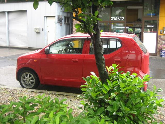 バンパー黒に塗装で引き締まり