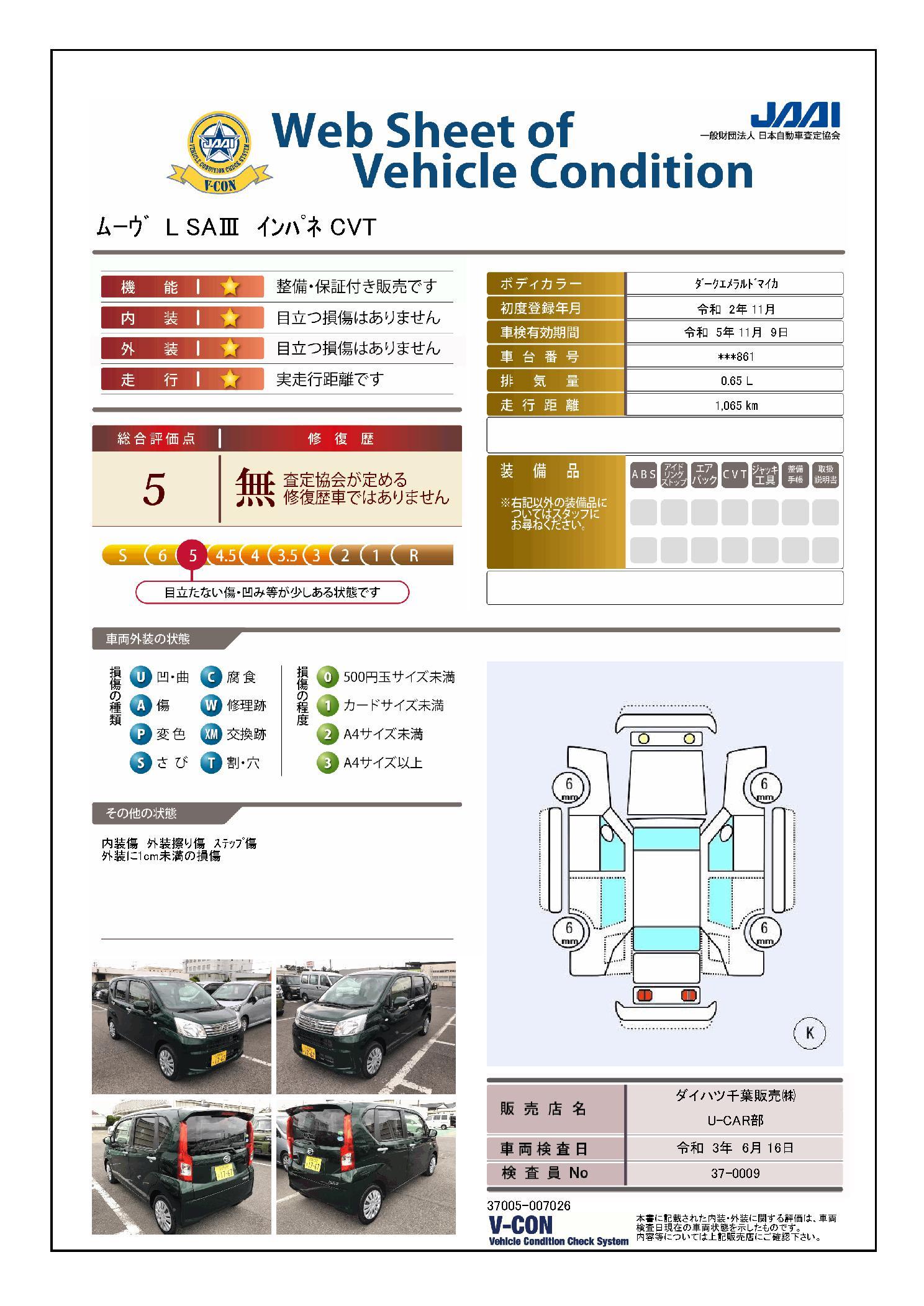 ダイハツ ムーヴl saiiiの中古車 車体価格99 1万円 令和2 年式 走行0 1万キロ 車体色ダークエメラルドマイカ 千葉県東金市家之子459 5 ダイハツ千葉販売株式会社 u car東金の在庫 グーネット中古車 ダイハツ ムーヴl saiiiの中古車 車体価格99 1万円 令和2 年式 走行0 1万キロ 車体色ダークエメラルドマイカ 千葉県東金市家之子459 5 ダイハツ千葉販売株式会社 u car東金の在庫 グーネット中古車