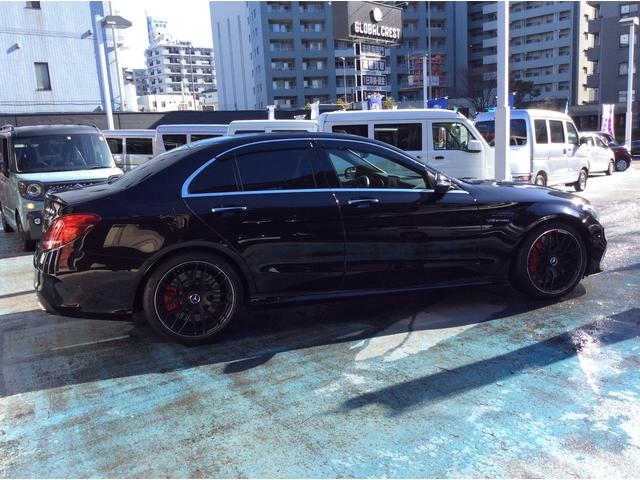 C63 S 黒革シート レーダーセーフティ 買取直販車両(3枚目)