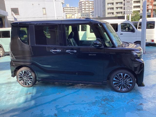 タント カスタムRSリミテッド 全方位カメラ 両側パワースライド ETC シートヒーター スマートキー 革巻きステアリング アルミホイール アダプティブクルーズコントロール 届出済未使用車(9枚目)