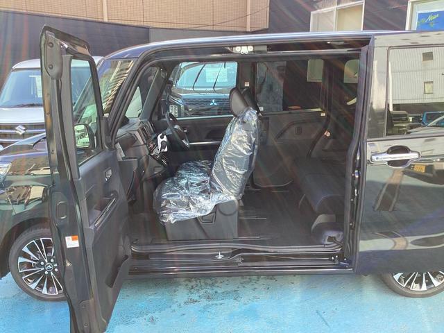 タント カスタムRSリミテッド 全方位カメラ 両側パワースライド ETC シートヒーター スマートキー 革巻きステアリング アルミホイール アダプティブクルーズコントロール 届出済未使用車(34枚目)