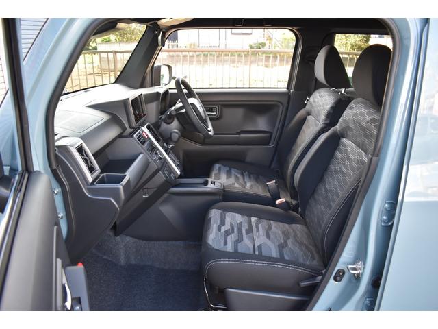 タフト G ダーククロムベンチャー 届出済未使用車 スマートアシスト サンル-フ ブレ-キ制御付誤発進抑制機能 レ-ンキ-プ 障害物センサ- シートヒーター クルーズコントロール プッシュスタート LEDヘッドライト 純正アルミホイール(41枚目)