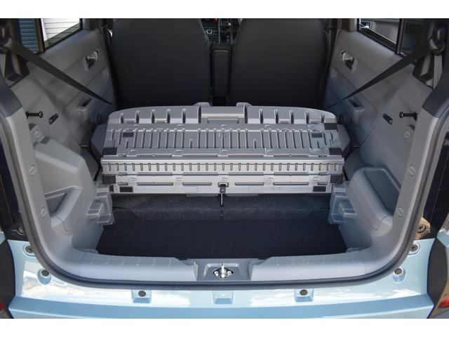 タフト G ダーククロムベンチャー 届出済未使用車 スマートアシスト サンル-フ ブレ-キ制御付誤発進抑制機能 レ-ンキ-プ 障害物センサ- シートヒーター クルーズコントロール プッシュスタート LEDヘッドライト 純正アルミホイール(63枚目)