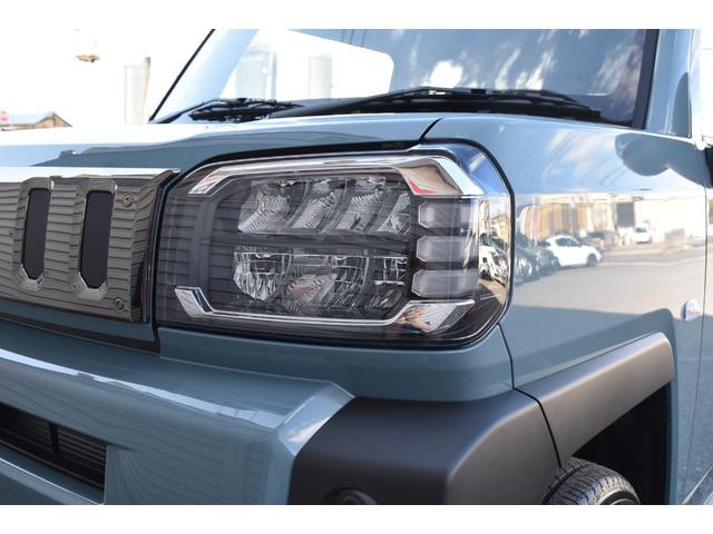 タフト G ダーククロムベンチャー 届出済未使用車 スマートアシスト サンル-フ ブレ-キ制御付誤発進抑制機能 レ-ンキ-プ 障害物センサ- シートヒーター クルーズコントロール プッシュスタート LEDヘッドライト 純正アルミホイール(75枚目)