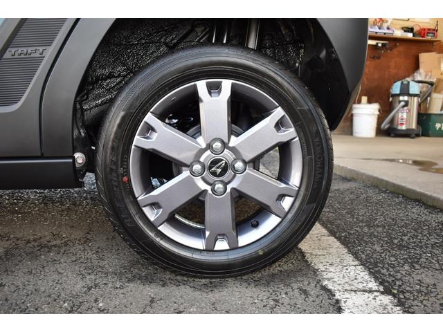 タフト G ダーククロムベンチャー 届出済未使用車 スマートアシスト サンル-フ ブレ-キ制御付誤発進抑制機能 レ-ンキ-プ 障害物センサ- シートヒーター クルーズコントロール プッシュスタート LEDヘッドライト 純正アルミホイール(80枚目)