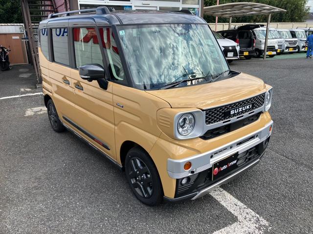 スペーシアギア ハイブリッドＸＺ　ハイブリッドＸＺ（４名）ダムド　ノクトフェイスチェンジキット装着　全包囲モニター付きメモリーナビ９インチ　電動パーキング　スマートキー　ステアリングヒーター　スリムサーキュレーター（7枚目）