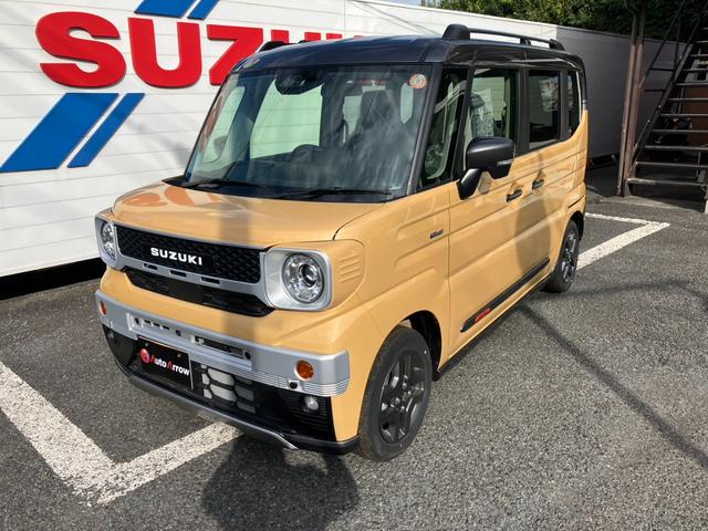 スペーシアギア ハイブリッドＸＺ　ハイブリッドＸＺ（４名）ダムド　ノクトフェイスチェンジキット装着　全包囲モニター付きメモリーナビ９インチ　電動パーキング　スマートキー　ステアリングヒーター　スリムサーキュレーター（39枚目）