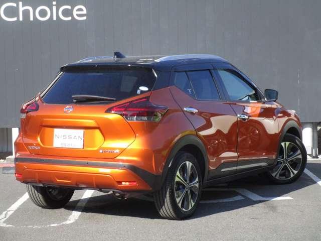 キックス １．２　Ｘ　（ｅ－ＰＯＷＥＲ）　ＭＭ３２０ＤーＬナビ＆アラウンドビューモニター　アラウンドビュ－　チデジＴＶ　レーダーブレーキ　フルオートエアコン　スマートキー・プッシュスタート　ハイビームアシスト　ワンオーナー車　バックカメラ（2枚目）