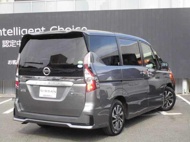 セレナ １．２　ｅ－ＰＯＷＥＲ　ハイウェイスター　Ｖ　キーレスエントリ　レーダークルーズＣ　衝突軽減ブレーキシステム　スマートキーＰスタート　１オーナ　３列シート　車線逸脱　ＥＴＣ　ウォークスルー　ドライブレコーダー　記録簿付き　バックカメラ　メモリナビ（2枚目）