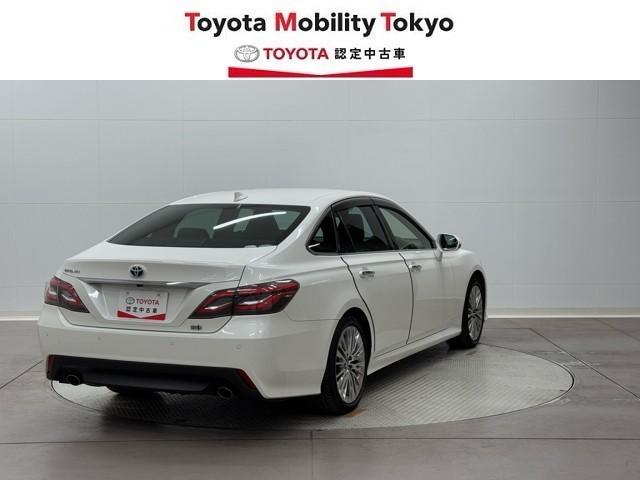 クラウンハイブリッド S エレガンススタイルII イモビライザー バックモニター ナビ&TV アルミホイール オートクルーズコントロール 記録簿 AC100V スマートキー フルセグ キーレス ETC ドラレコ メモリーナビ DVD再生 PWシート(2枚目)