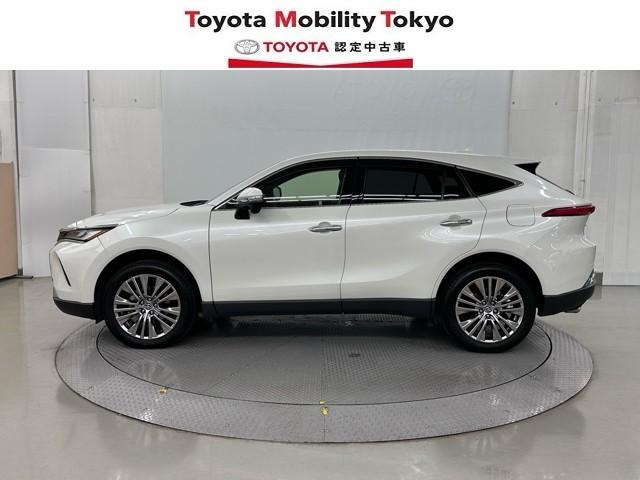 ハリアーハイブリッド Ｚ　地上デジタル　衝突被害軽減　サイドエアバッグ　ＬＥＤランプ　Ｂモニタ　クルコン　ナビＴＶ　１オーナー　アイドリングストップ　横滑り防止装置　スマートキー　盗難防止システム　ＡＢＳ　アルミ　ＥＴＣ付（3枚目）