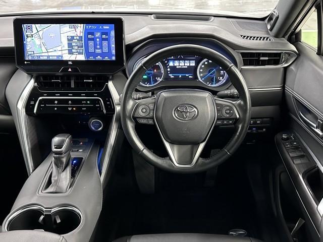 ハリアーハイブリッド Ｚ　地上デジタル　衝突被害軽減　サイドエアバッグ　ＬＥＤランプ　Ｂモニタ　クルコン　ナビＴＶ　１オーナー　アイドリングストップ　横滑り防止装置　スマートキー　盗難防止システム　ＡＢＳ　アルミ　ＥＴＣ付（4枚目）