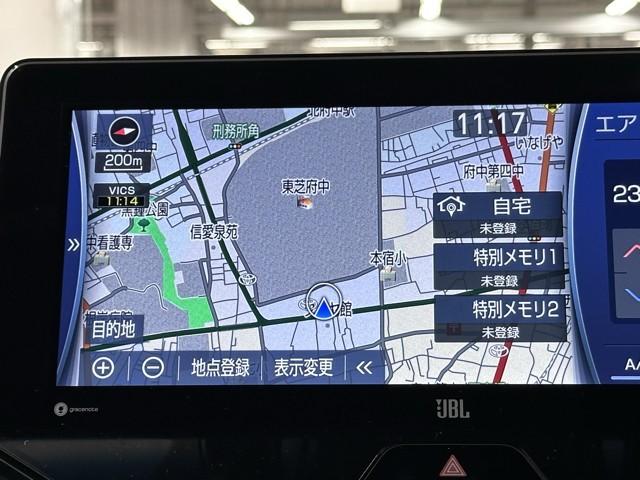 ハリアーハイブリッド Ｚ　地上デジタル　衝突被害軽減　サイドエアバッグ　ＬＥＤランプ　Ｂモニタ　クルコン　ナビＴＶ　１オーナー　アイドリングストップ　横滑り防止装置　スマートキー　盗難防止システム　ＡＢＳ　アルミ　ＥＴＣ付（5枚目）