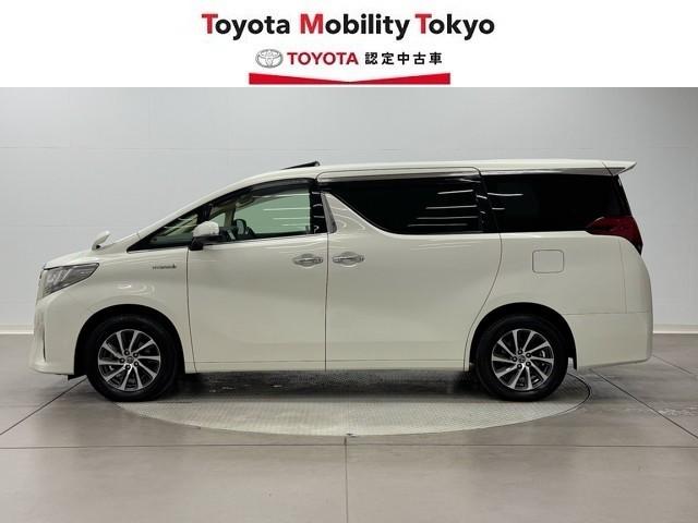 アルファードハイブリッド G TSS オートクルーズ ナビTV サンル-フ 地デジ AC100 盗難防止装置 AW LEDヘッド 4wd キーレス Wエアコン DVD再生機能 ABS エアバッグ ドラレコ 3列シート ETC(3枚目)