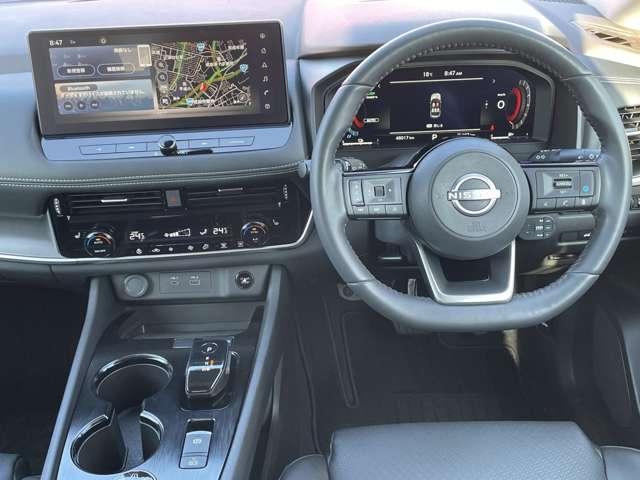 エクストレイル １．５　Ｘ　ｅ－４ＯＲＣＥ　４ＷＤ　メーカーナビ　プロパイロット　防止シート　エマブレ　１オーナー　レーンキープアシスト　アダプティブクルーズコントロール　禁煙　バックモニター　ＬＥＤヘッドライト　インテリジェントキー　ＥＴＣ　４ＷＤ　記録簿　寒冷地仕様　キーレスエントリー（4枚目）