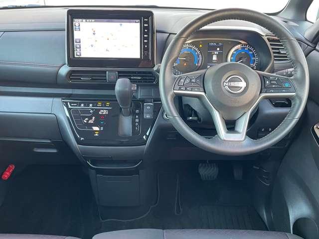 ルークス 660 ハイウェイスターGターボ プロパイロット エディション 当社試乗車 9インチナビ 両側パワードア アラウンドビュ プリクラッシュセーフティー メモリナビ レーンキープ クルコン 展示試乗車UP 禁煙 インテリキ- LEDヘッドライト アイドリングストップ AC セキュリティー PS(4枚目)