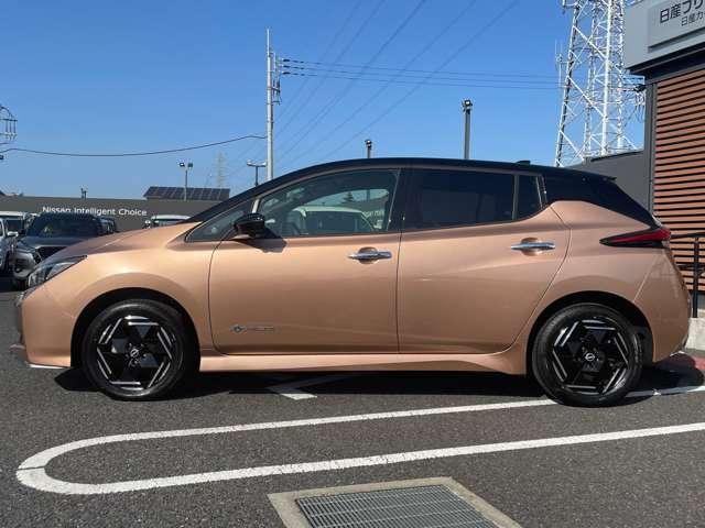 リーフ e+ X 当社試乗車・ クルーズコントロール カーナビ ETC バックカメラ メモリーナビ オートエアコン サイドエアバック Wエアバック AW キーフリー 禁煙車 ABS イモビライザー レーダーブレーキ レーンアシスト(5枚目)