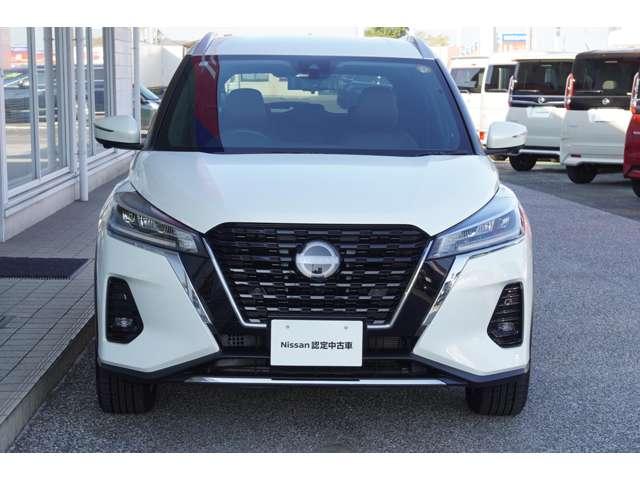 キックス 1.2 X ツートーン インテリアエディション (e-POWER) 当社試乗車アップ 純正ナビ レーダークルーズ 禁煙 被害軽減ブレーキ LEDヘッドライト アラウンドビューモニター インテリジェントキー アイドリングストップ メモリ-ナビ エアコン パワステ キーレス パワーウィンドウ ABS(2枚目)