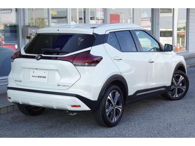 キックス 1.2 X ツートーン インテリアエディション (e-POWER) 当社試乗車アップ 純正ナビ レーダークルーズ 禁煙 被害軽減ブレーキ LEDヘッドライト アラウンドビューモニター インテリジェントキー アイドリングストップ メモリ-ナビ エアコン パワステ キーレス パワーウィンドウ ABS(3枚目)