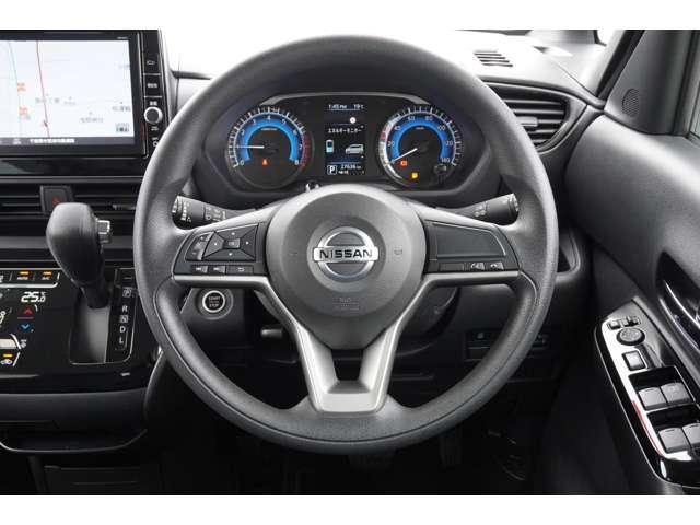 ルークス ６６０　ハイウェイスターＸ　・助手席側ワンタッチオートスライドドア・　アイスト　衝突被害軽減ブレ－キ　車線逸脱警報装置　ＥＴＣ　ＬＥＤ　パワーウィンドウ　ワンオーナー　カーテンエアバック　ナビＴＶ　バックカメラ　記録簿　パワステ　オートエアコン　左右エアバッグ　キーフリ（6枚目）