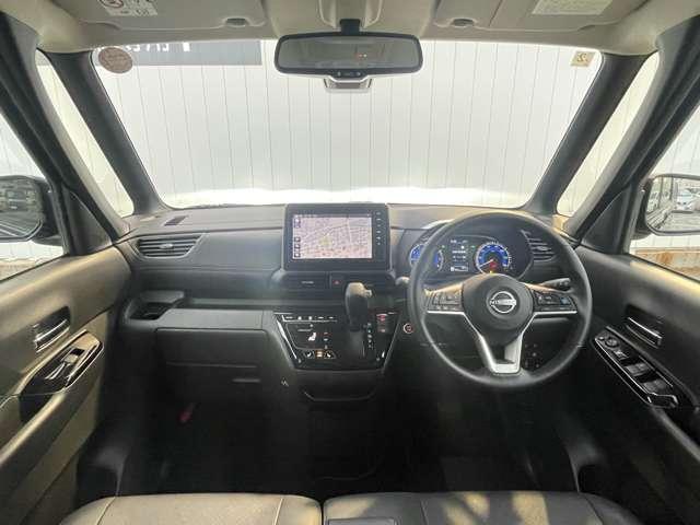 ルークス ６６０　ハイウェイスターＧターボ　プロパイロット　エディション　純正ナビ　両側電動スライドドア付　両側パワードア　アラウンドビュ　プリクラッシュセーフティー　メモリナビ　アダプティブクルコン　レーンキープ　展示試乗車ＵＰ　インテリキ－　ＬＥＤヘッドライト　アイドリングストップ　整備記録簿　ＡＣ（4枚目）