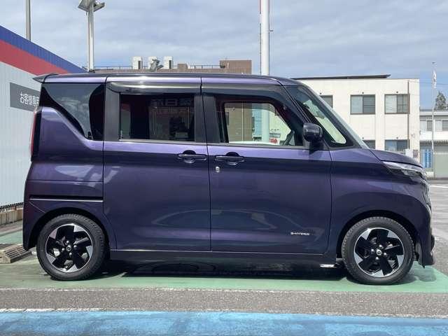 ルークス ６６０　ハイウェイスターＸ　衝突被害軽減ブレ－キ　助手席側オートスライドドア　マルチビューカメラ　車線逸脱警報装置　ＬＥＤ　スマートキー　パワーウィンドウ　ワンオーナー　バックカメラ　記録簿　パワステ　オートエアコン　キーフリ（2枚目）