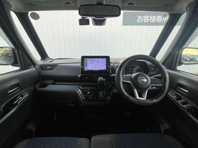 ルークス 660 ハイウェイスターX 助手席側電動スライドドア 純正ナビ付 アイスト 衝突被害軽減ブレ-キ 助手席側オートスライドドア マルチビューカメラ LED スマートキー パワーウィンドウ ワンオーナー カーテンエアバック ドライブレコーダー ナビTV バックカメラ(4枚目)