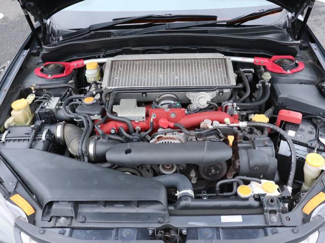 インプレッサ ＷＲＸ　ＳＴｉ　４ＷＤ　６ＭＴ　ＲＡＹＳ１８ＡＷ　大型リアスポイラー　タイベル交換済み　大型リアスポイラー　ＲＥＣＡＲＯシート　ＳＴＩタワーバー　ＨＤＤナビ　フルセグＴＶ　ＥＴＣ　プッシュスタート　スマートキー（52枚目）