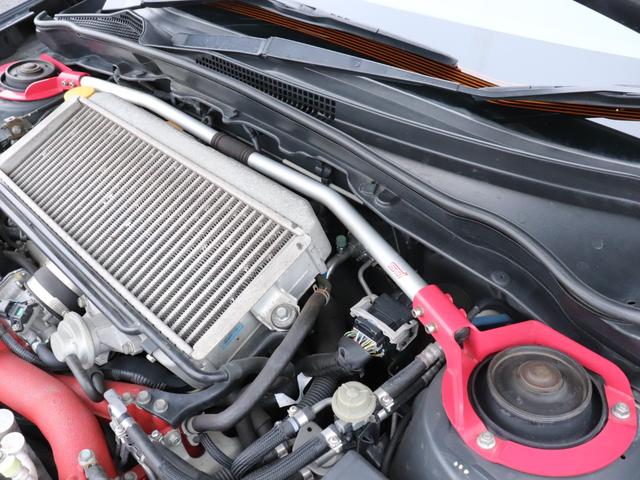 インプレッサ ＷＲＸ　ＳＴｉ　４ＷＤ　６ＭＴ　ＲＡＹＳ１８ＡＷ　大型リアスポイラー　タイベル交換済み　大型リアスポイラー　ＲＥＣＡＲＯシート　ＳＴＩタワーバー　ＨＤＤナビ　フルセグＴＶ　ＥＴＣ　プッシュスタート　スマートキー（54枚目）