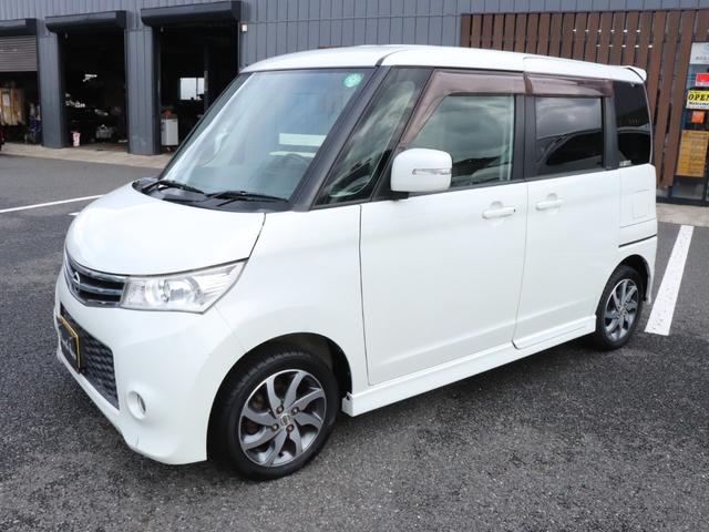 ルークス ハイウェイスターターボ ユーザー買取車 両側パワースライドドア SDナビ フルセグTV ETC Bluetoothオーディオ プッシュスタート スマートキー HIDヘッドライト フォグランプ ドアバイザー オートライト(7枚目)
